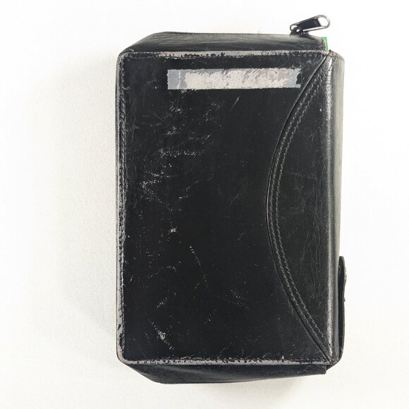 Christian Prayer book in black leather cover, vintage leather bible sleeve - Picture 9 of 13